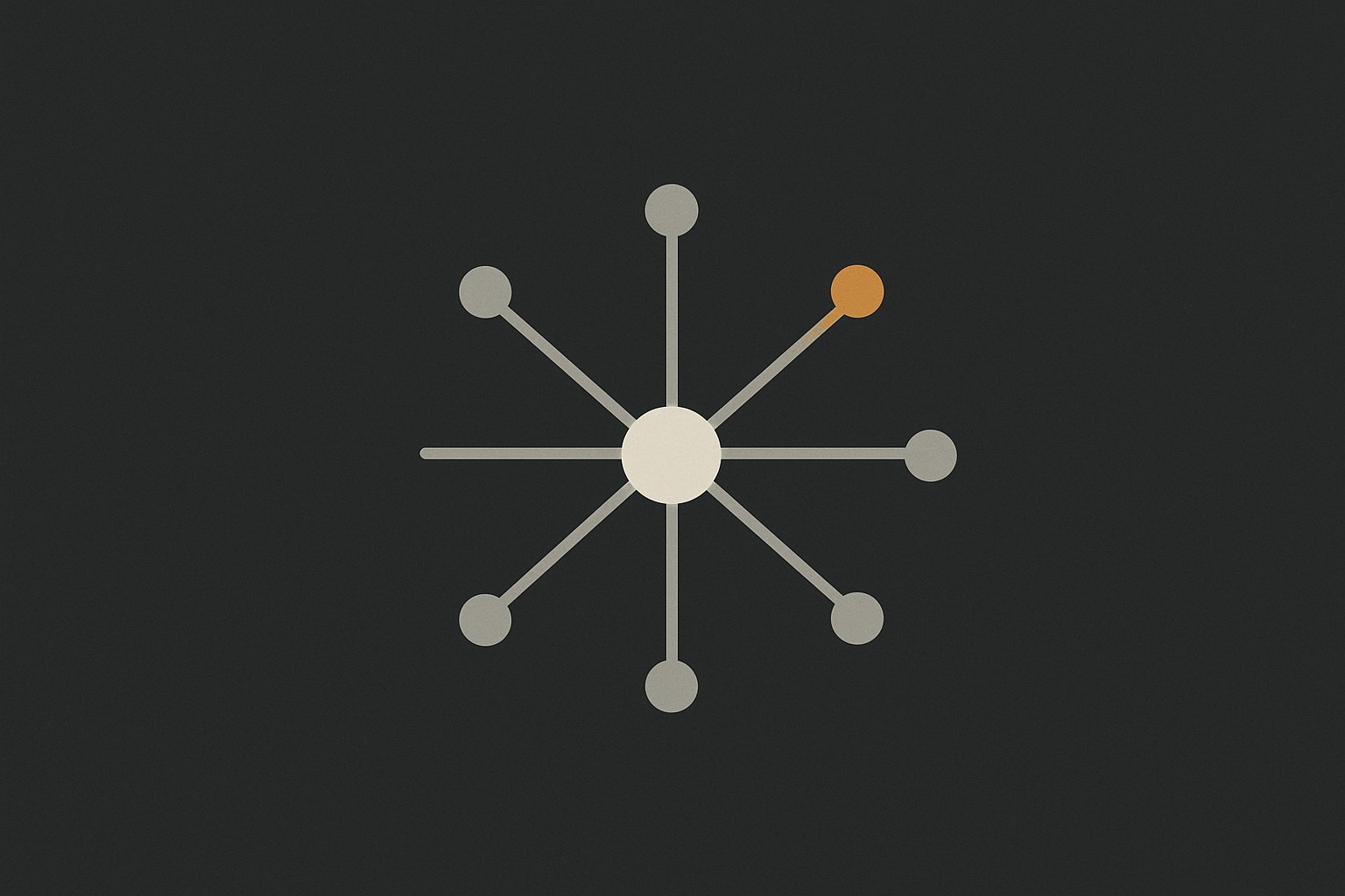 Clinical data flowing between systems with one decision point marked in the path