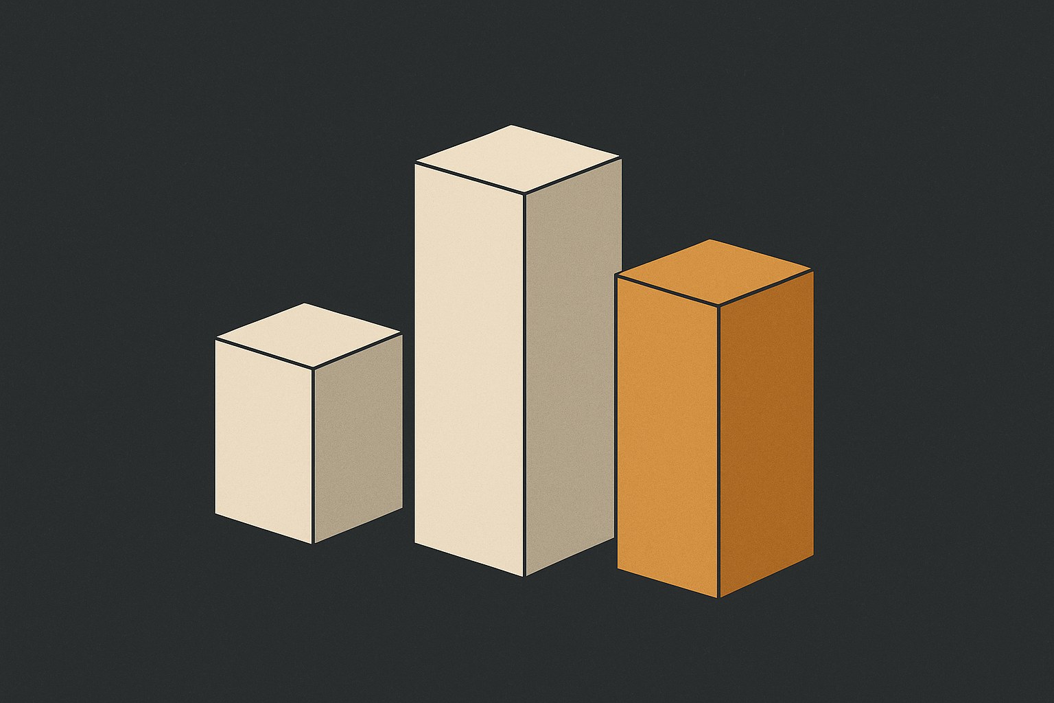 Side-by-side cost comparison of three e-commerce platforms shown as stacked pricing tiers