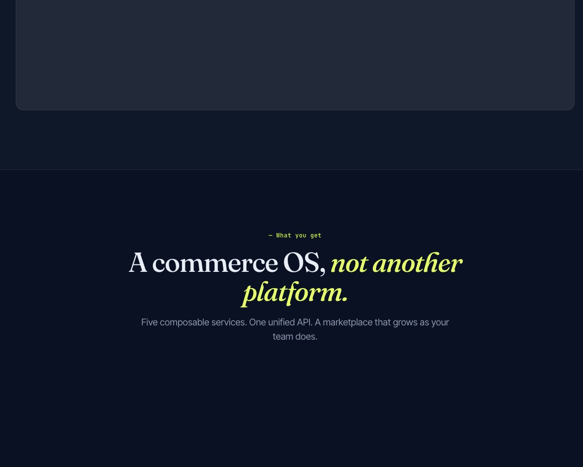 CommerceBase detail