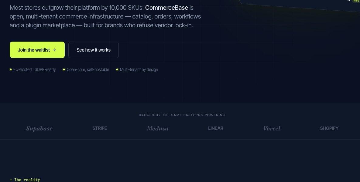 CommerceBase wide